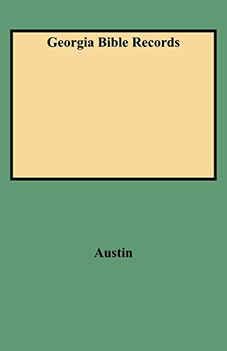 Georgia Bible Records