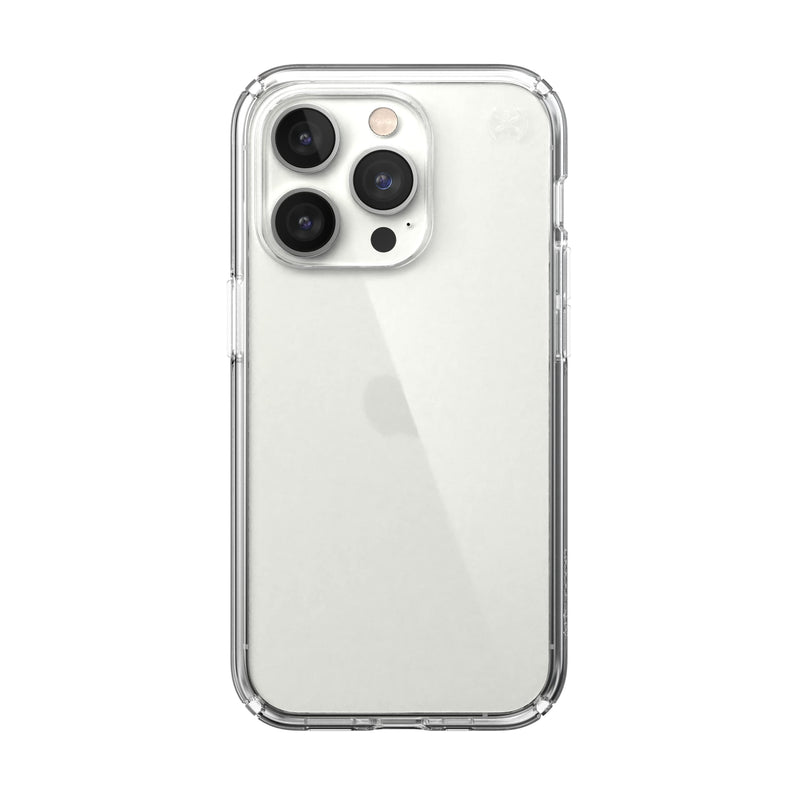 Speck Clear iPhone 14 Pro Case - Drop Protection, Scratch Resistant Dual Layer Slim Phone Case for 6.1 Inch iPhones 14 Pro - MagSafe Compatible - Anti-Yellowing - Presidio Perfect - Clear
