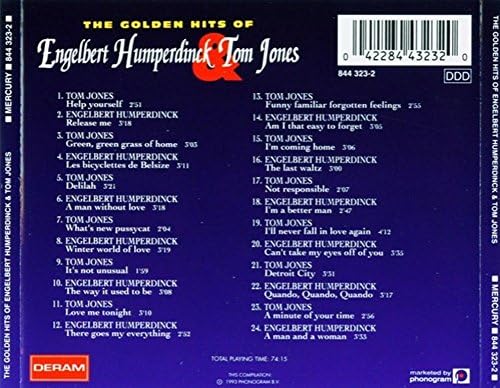 Engelbert Humperdinck & Tom Jones - the golden Hits