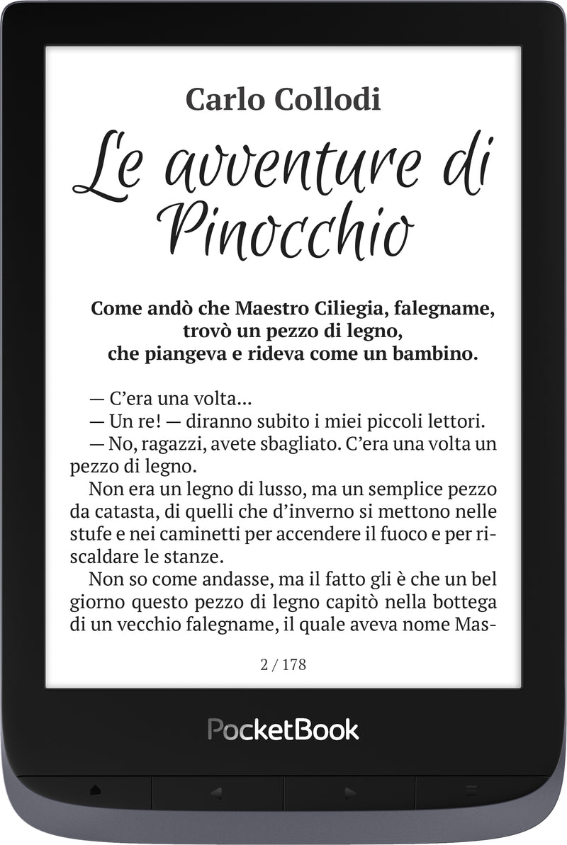 PocketBook Touch HD 3 e-book reader Touchscreen 16 GB Wi-Fi Black, Grey