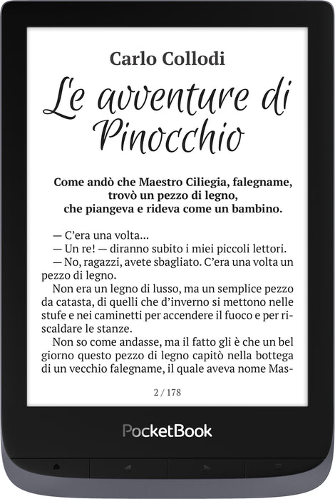 PocketBook Touch HD 3 e-book reader Touchscreen 16 GB Wi-Fi Black, Grey