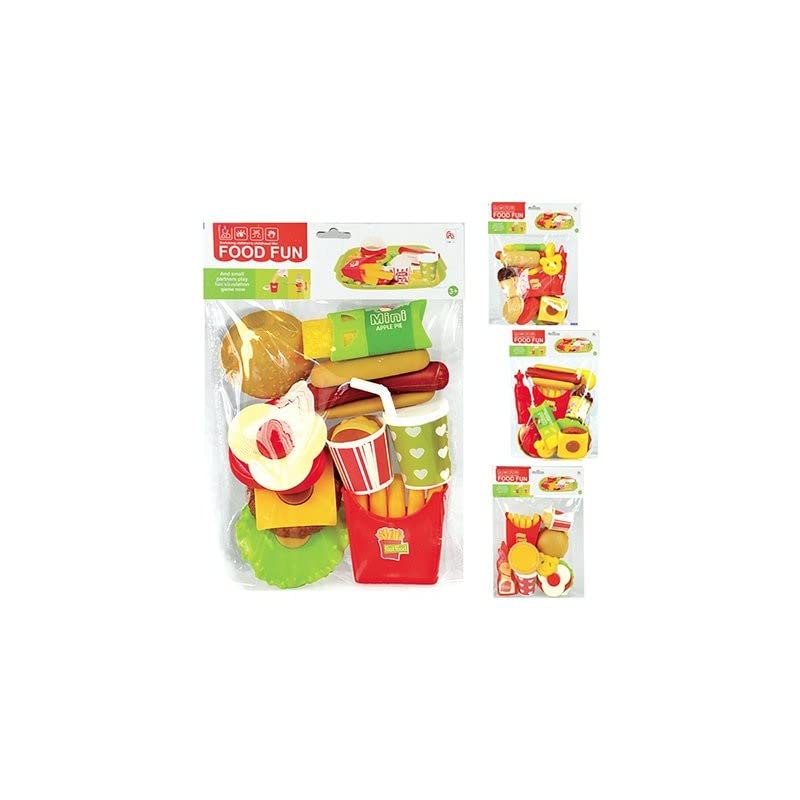 Ginmar: Femmina - (349A) - Busta Fastfood C/Hamburger E Acc. Ass.