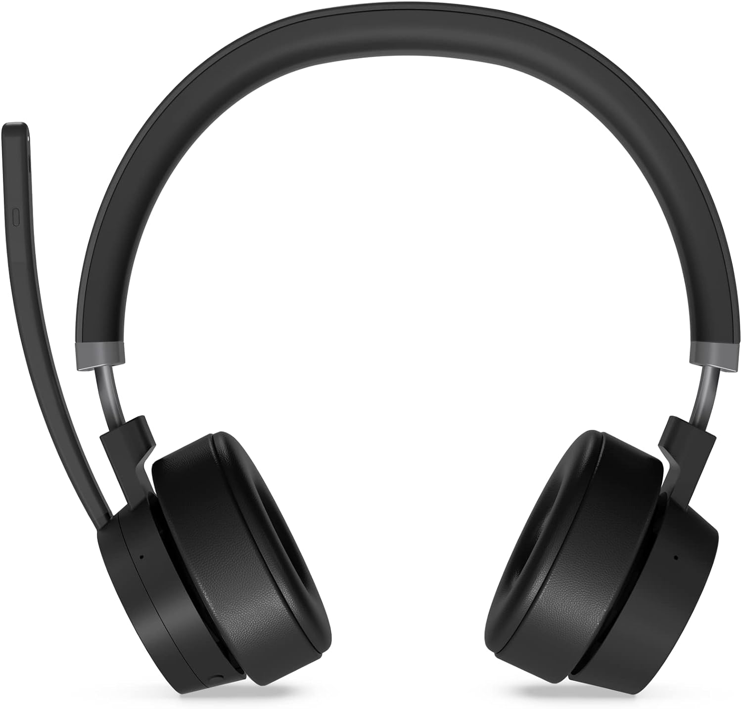Lenovo Go - Headset - on-ear - Bluetooth - wireless, wired - active noise cancelling - USB-C - thunder black - Certified