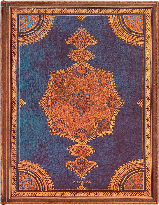 Safavid Indigo (Safavid Binding Art) Ultra 18-month Dayplanner 2024