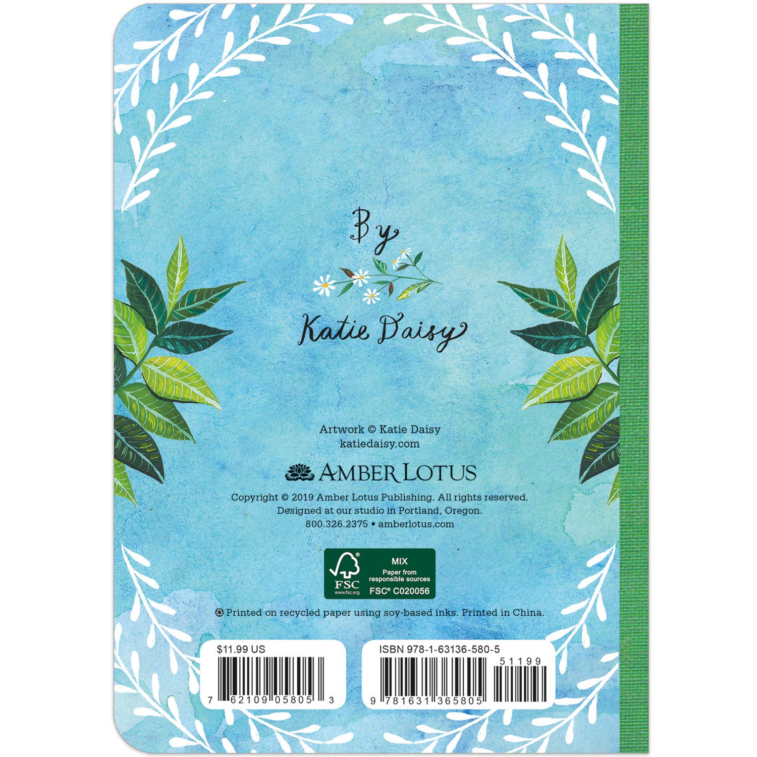 Flowers Always Lined Travel-Sized Journal