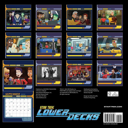 Star Trek: Lower Decks 2024 Wall Calendar