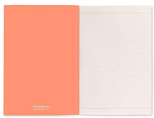 Colourblock A5 Notebook Pomelo