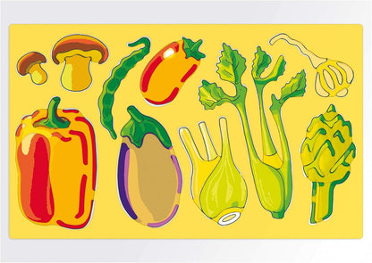 Quercetti: Sagome Starter Set - Frutta E Verdura