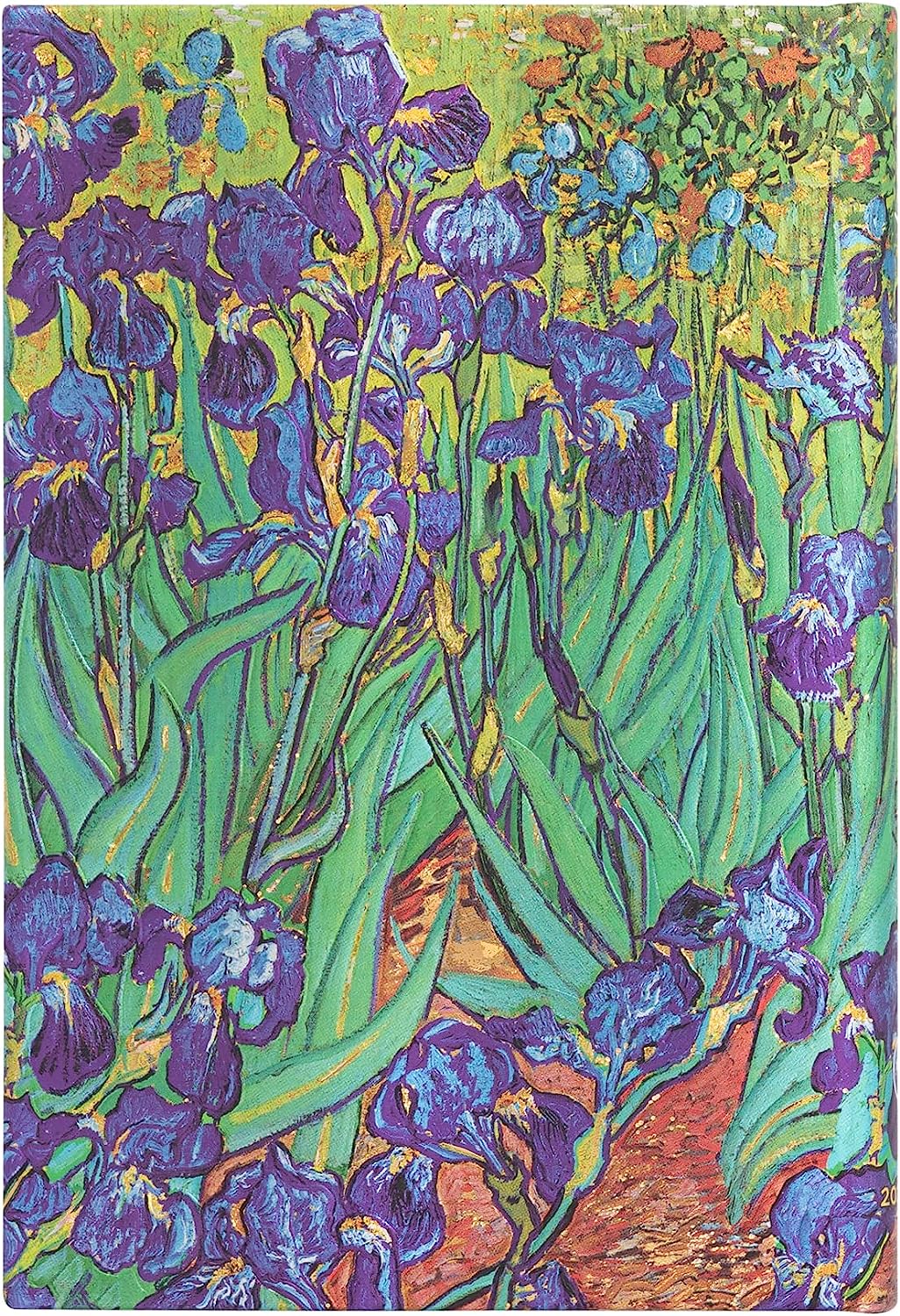 Van Gogh’s Irises (Van Gogh’s Irises) Mini 18-month Dayplanner 2024