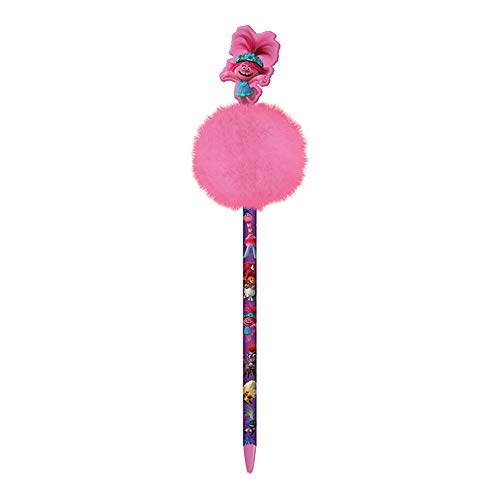 Trolls: Pyramid - World Tour - Rhythm & Rainbows Novelty Pom Pom Pen (Penna)