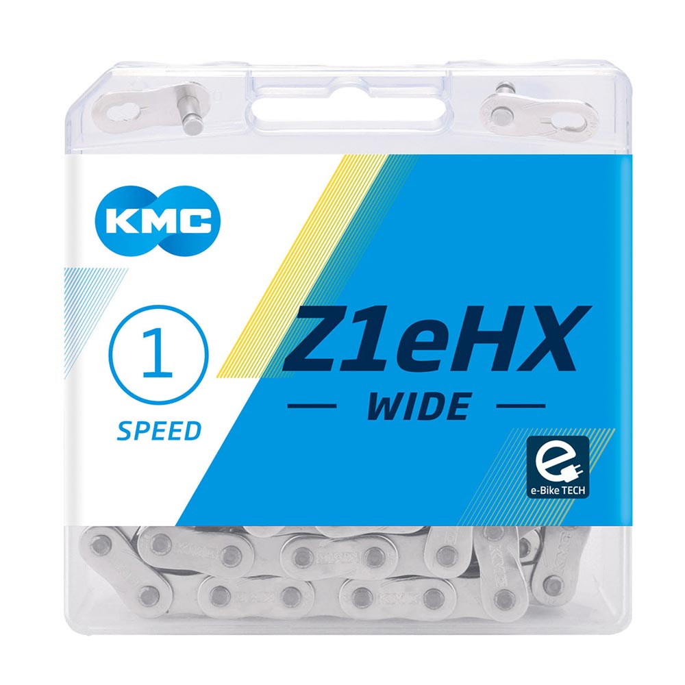KMC Z1eHX Wide Silver 112L cycle bike chain