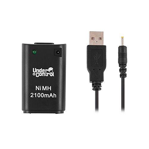 UnderControl - Play charge kit UnderControl XBOX360 Noir - 3700372702652