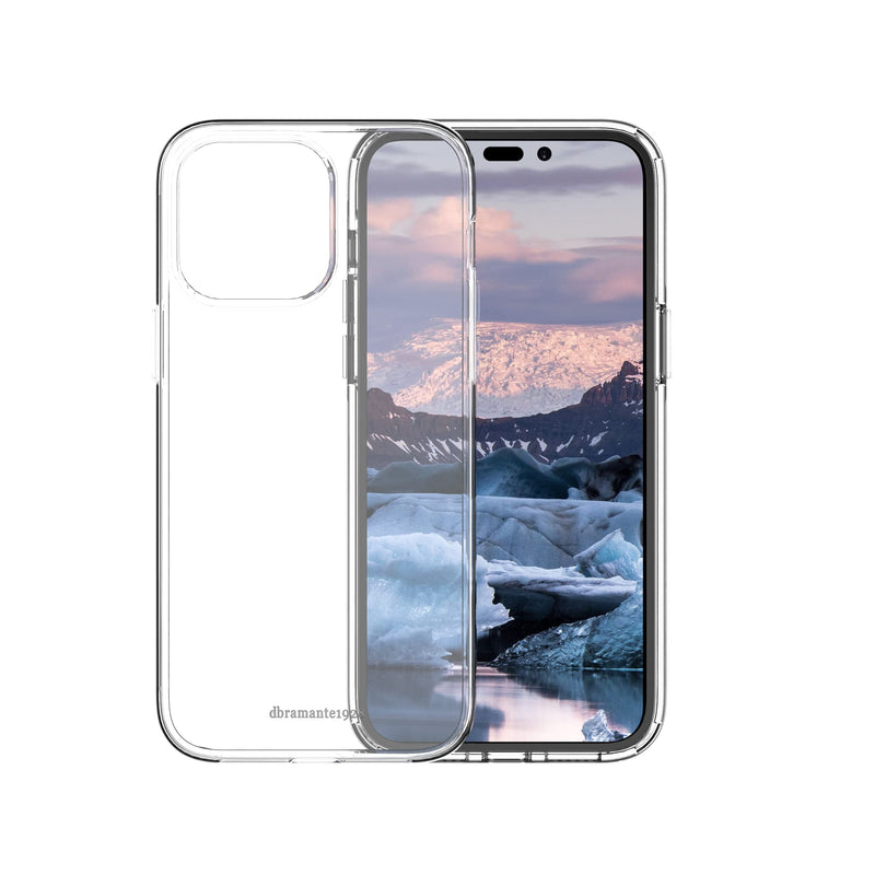 dbramante1928 Iceland - Compatible with iPhone 12/12 Pro - Made from 100% recycled plastic - All-around, slim, snap-on, impact protection case - Clear