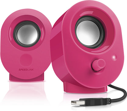 SPEEDLINK SNAPPY Pink Wired 4 W