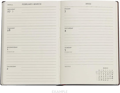 Granada Turquoise (Moorish Mosaic) Mini Dayplanner 2023