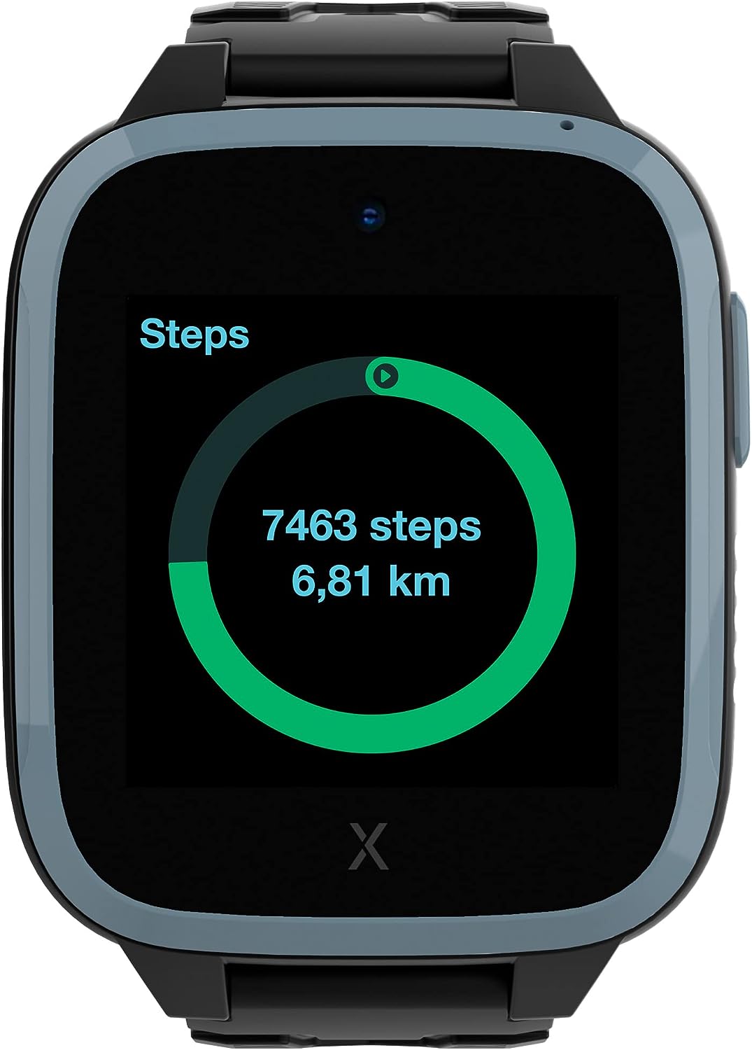 XPLORA XGO 3 - Watch Phone for Children (4G) - Calls, Messages, Kids School Mode, SOS Function, GPS Location, Camera and Pedometer – (Subscription Required) (Black)