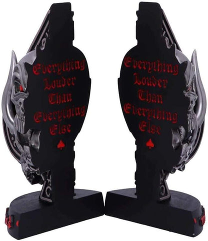 Offically Licensed Motorhead Ace Of Spades Warpig Snaggletooth Bookends