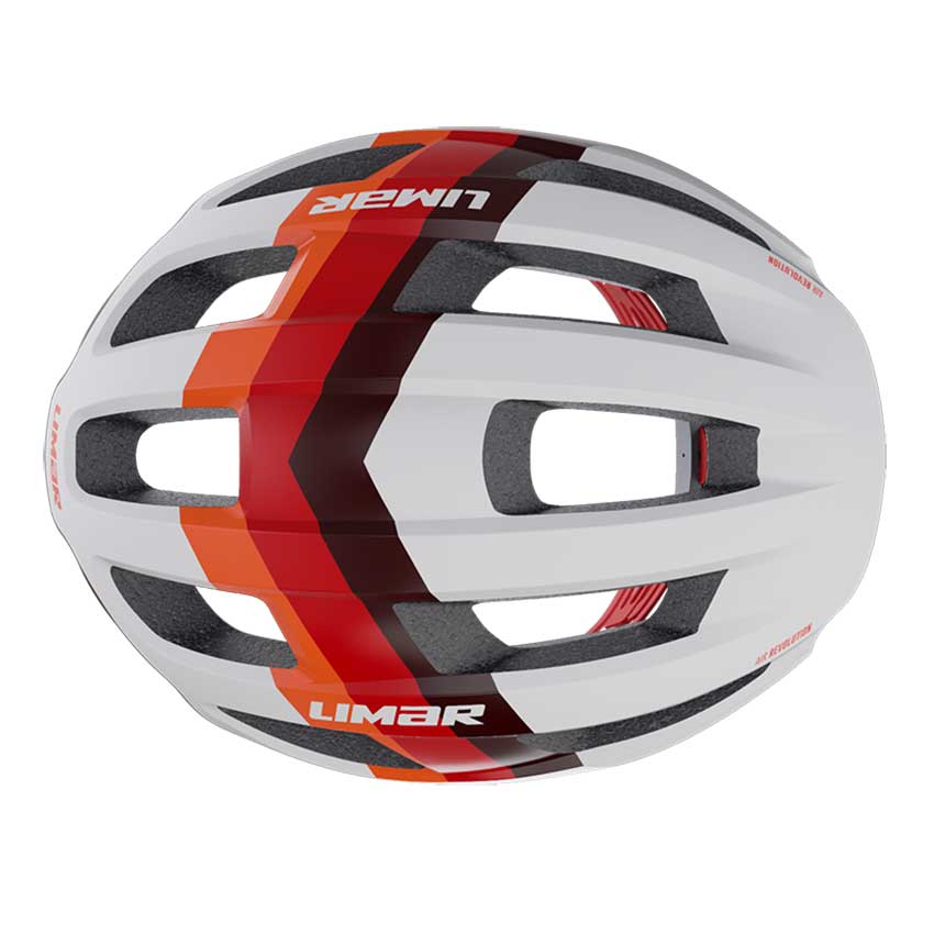 Limar Air stratos 70s White/Dark Red Helmet