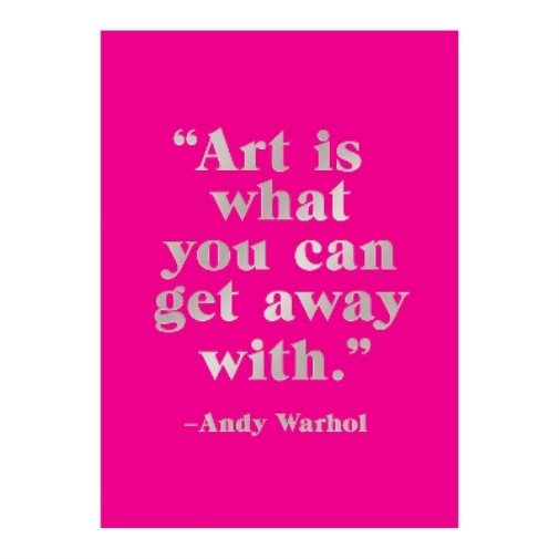 Andy Warhol Hardcover Book of Sticky Notes