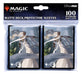 Ultra Pro - The Lord of The Rings: Tales of Middle-Earth 100ct Deck Protector Sleeves - Ft. Galadriel for Magic: The Gathering - Glare-Free Matte Finish & ChromaFusion Technology for Card Protection