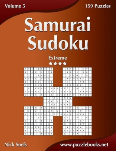 Samurai Sudoku - Extreme - Volume 5 - 159 Puzzles