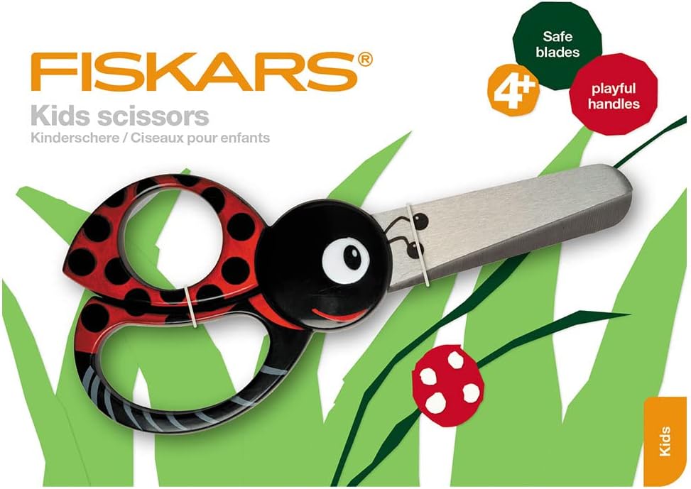 FISKARS® Schere Marienkafer rot 13,0 cm