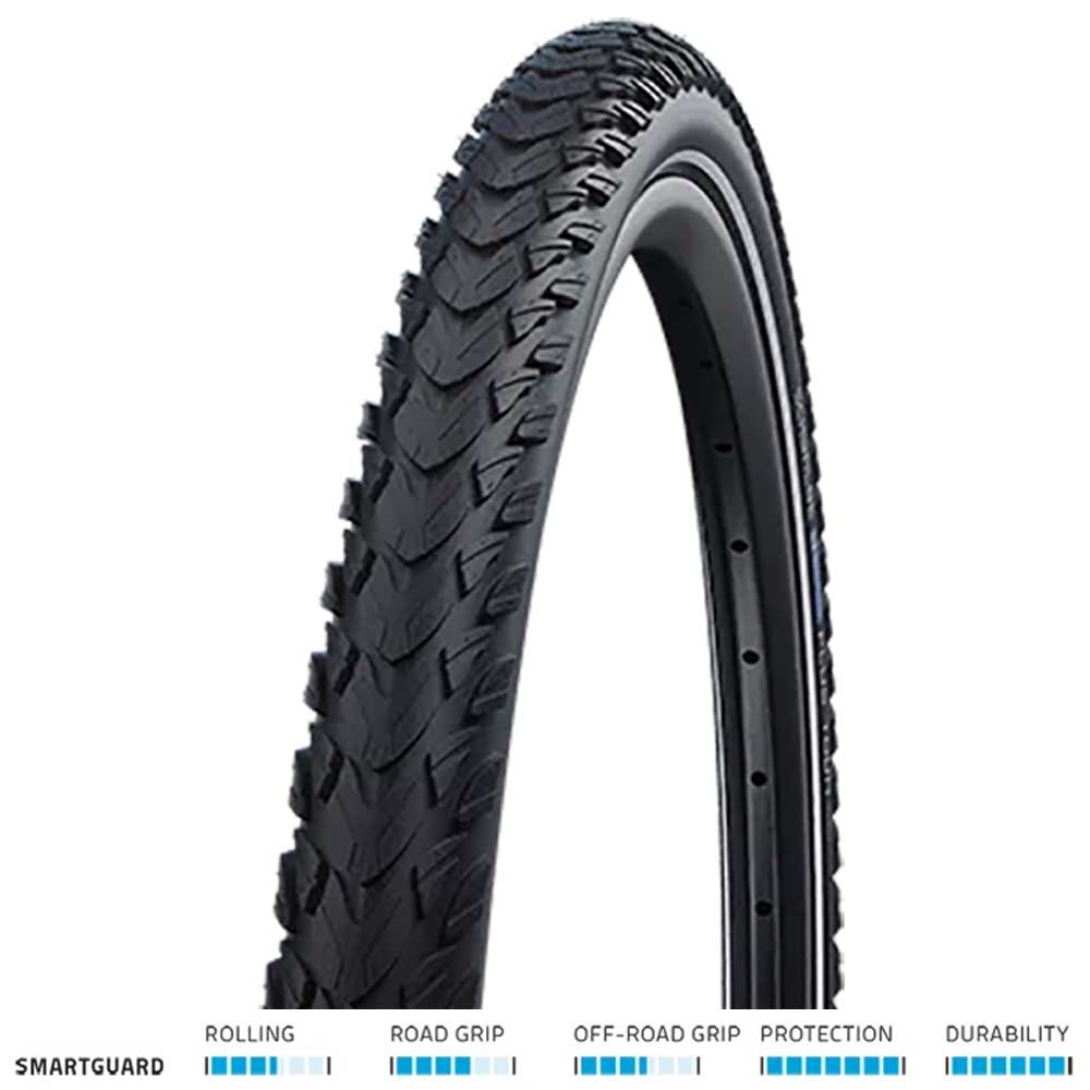 Schwalbe Marathon Plus Tour Smartguard 700x35 Blk/Refl cycle bike tyre