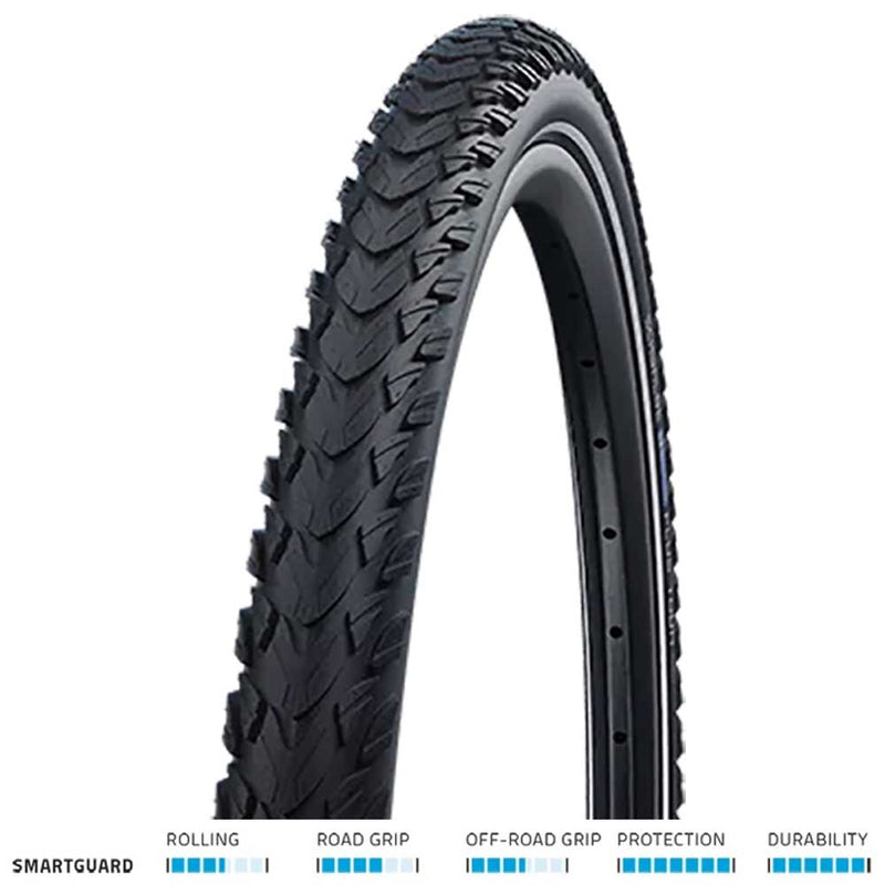 Schwalbe Marathon Plus Tour Smartguard 700x35 Blk/Refl cycle bike tyre