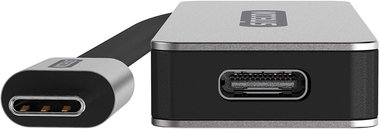 Sitecom CN-384 USB-C Hub 4 Port | USB-C Male to 2x USB 3.1 + 2x USB-C 3.1 Female Ports - Aluminum Hub