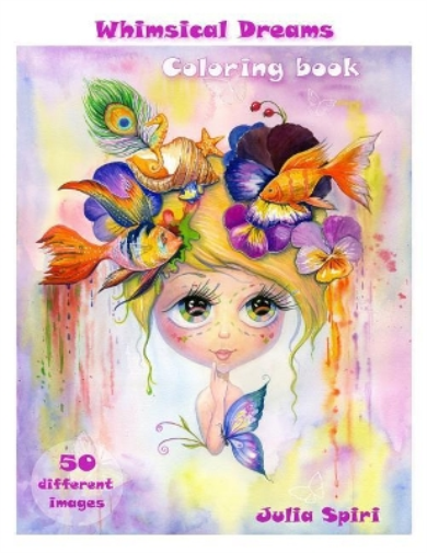 Adult Coloring Book - Whimsical Dreams
