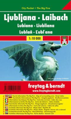 Ljubljana City Pocket + the Big Five Waterproof 1:10 000
