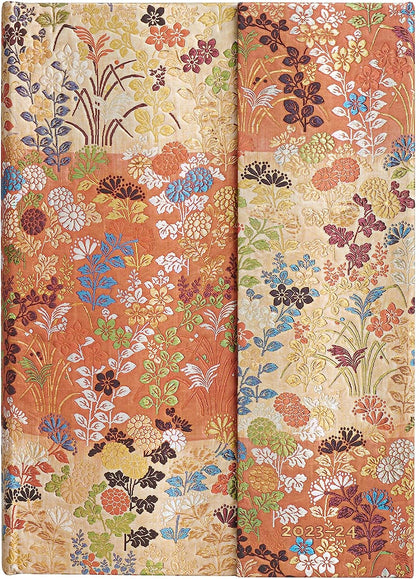 Kara-ori (Japanese Kimono) Midi 18-month Dayplanner 2024