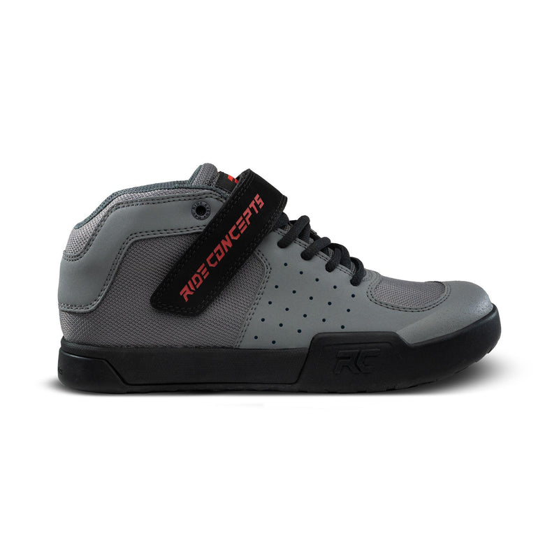 Ride Concepts Wildcat Youth Shoes Charcoal / Red UK 4.5