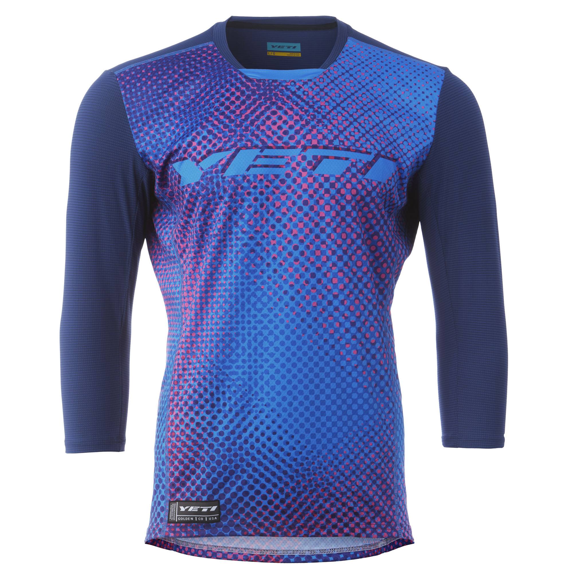 Yeti Enduro ¾ Jersey 2022 Hot Pink Halftone S