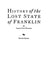 History of the Lost State of Franklin