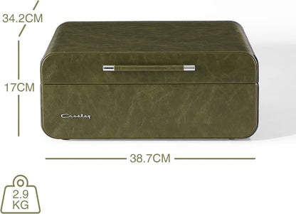 Crosley Mercury - Green Croc - Golden Hardware + Np15 + Bluetooth