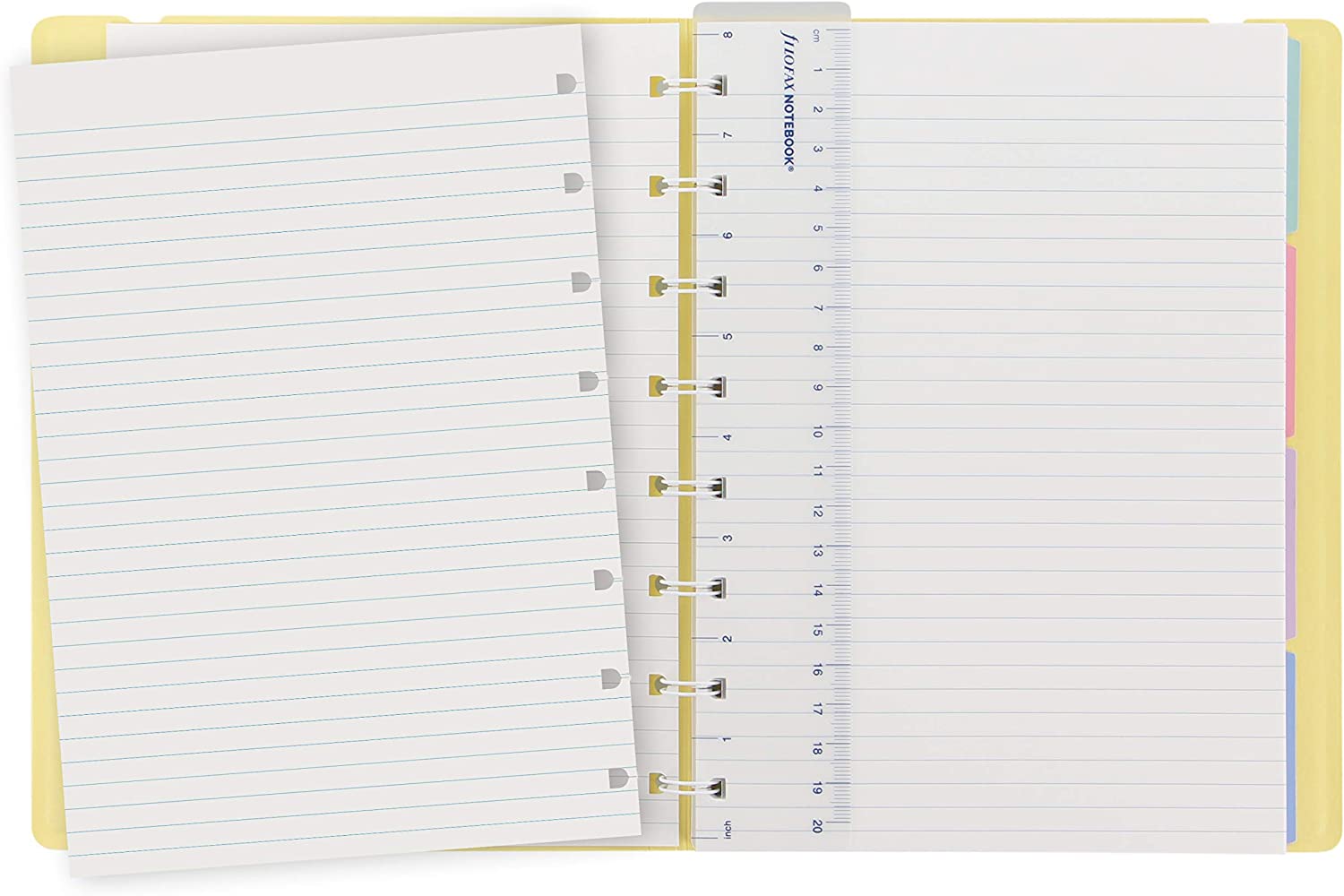 Filofax A5 refillable Notebook Lemon