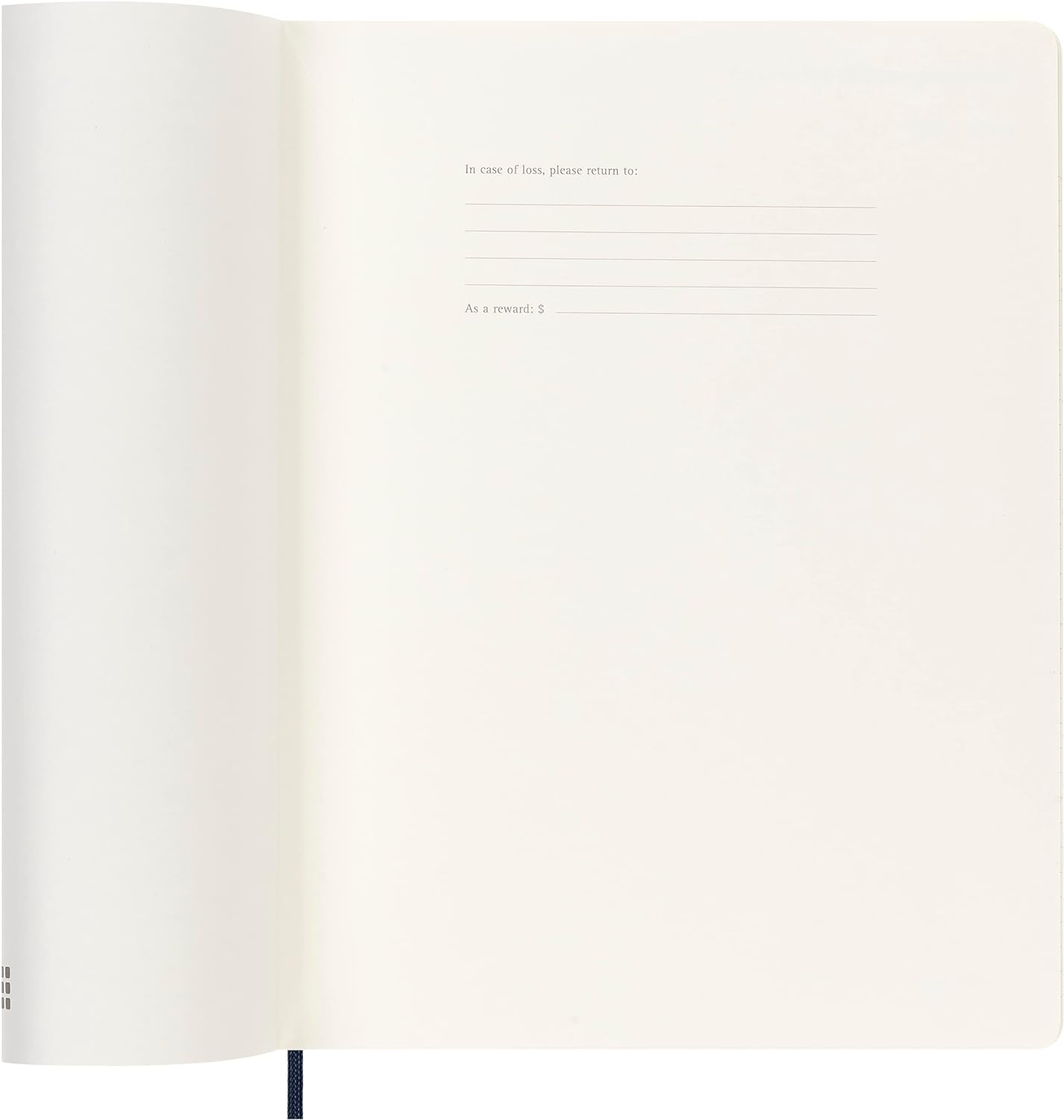 Moleskine Weekly Agenda with Space for Notes 12 Months 2024, Agenda 2024, Size XL 19x25, Soft Cover and Elastic Closure, Colour Sapphire Blue Weekly Notebook Soft Cover - XL Sapphire Blue