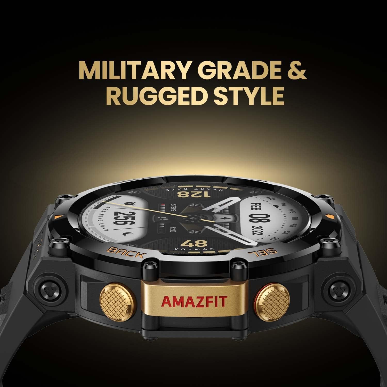Amazfit T-Rex 2 3.53 cm (1.39") AMOLED 47 mm Black, Green GPS (satellite)