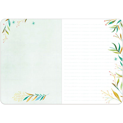Flowers Always Lined Travel-Sized Journal
