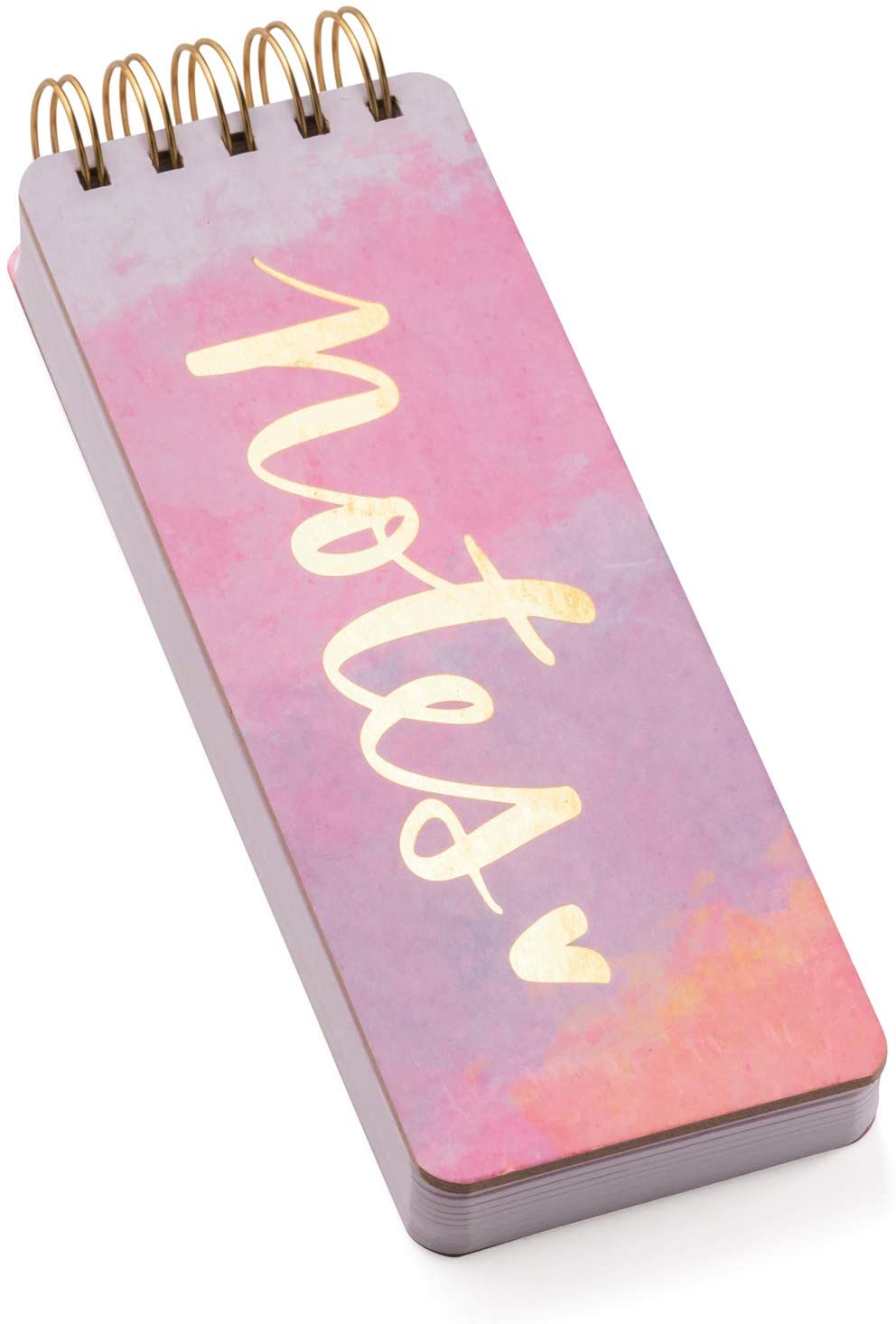 Spiral Lists Pink Notes