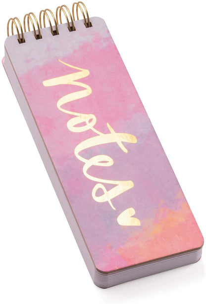Spiral Lists Pink Notes