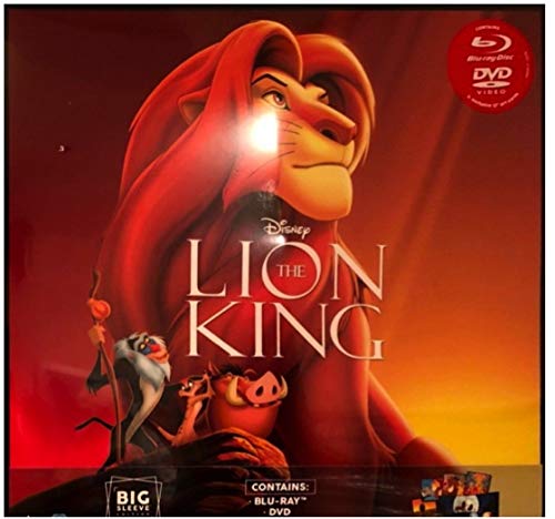 The Lion King Big Sleeve Edition Blu ray & DVD 12" Art Cards