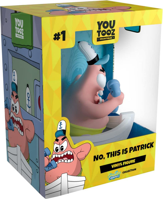 Youtooz No, This is Patrick 4.3" Vinyl Figure, High Detailed Collectible by Youtooz Spongebob Collection