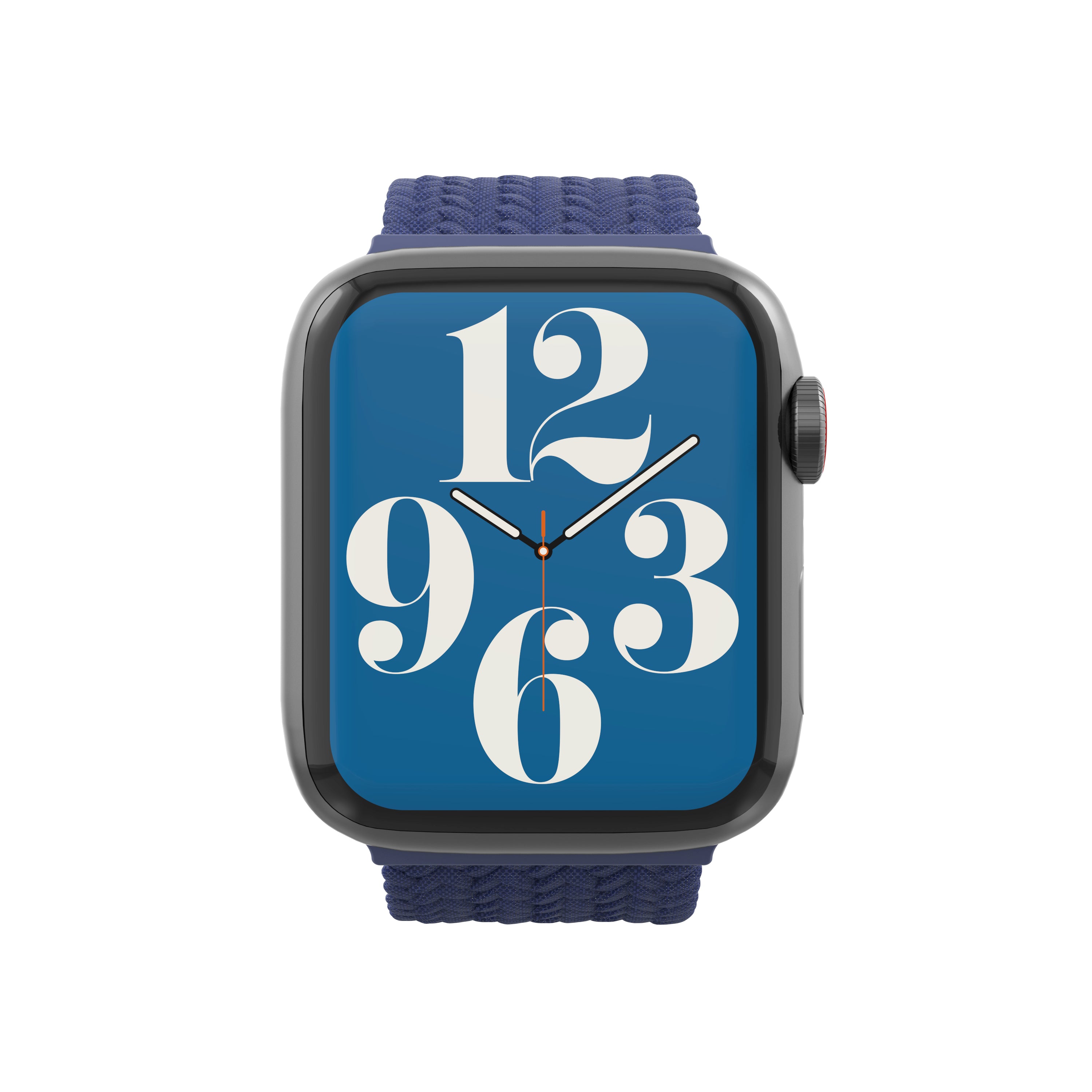 Gear4 - Band For Smart Watch - Large - Navy Blue - For Apple Watch (42 Mm, 44 Mm, 45 Mm)