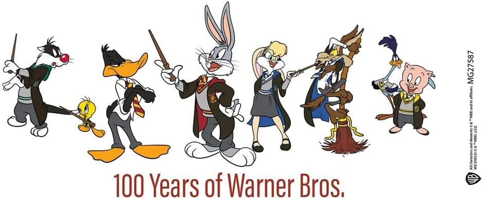 Pyramid International Looney Tunes Harry Potter Mug (100 Years of Warner Bros Design) 11oz Ceramic Coffee Mug and White Mug - Official Warner Bros & Harry Potter Merchandise