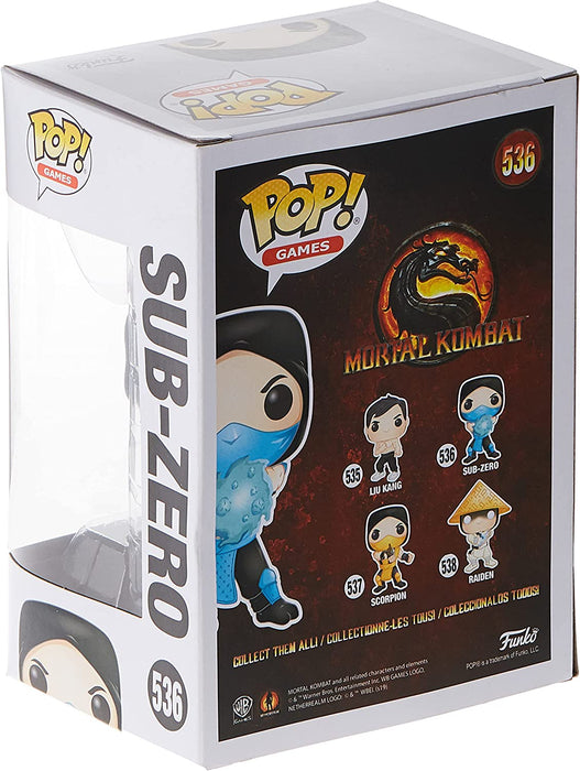 Funko 45109 POP Games: Mortal Kombat - Sub-Zero Collectible Toy, Multicolour