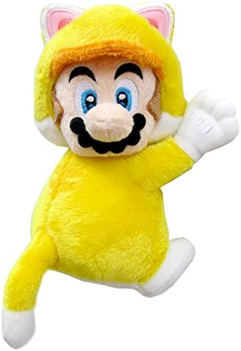 Nintendo Super Mario - Cat Mario with magnetic hands Plush 19cm