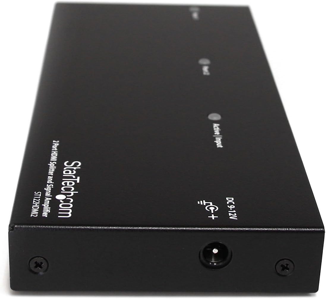 StarTech.com 2-port HDMI splitter and signal amplifier