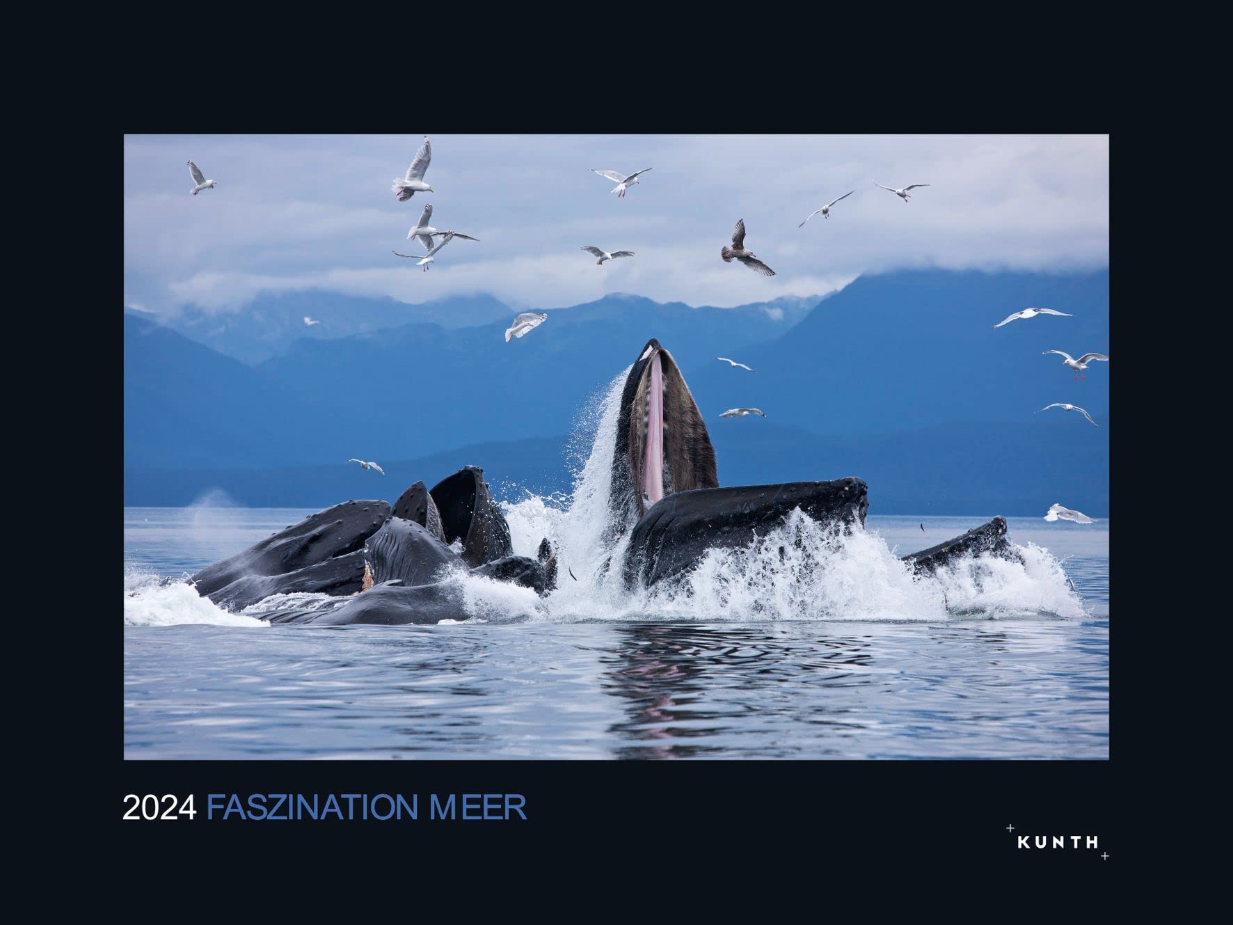 KUNTH Monats-Wandkalender Faszination Meer 2024
